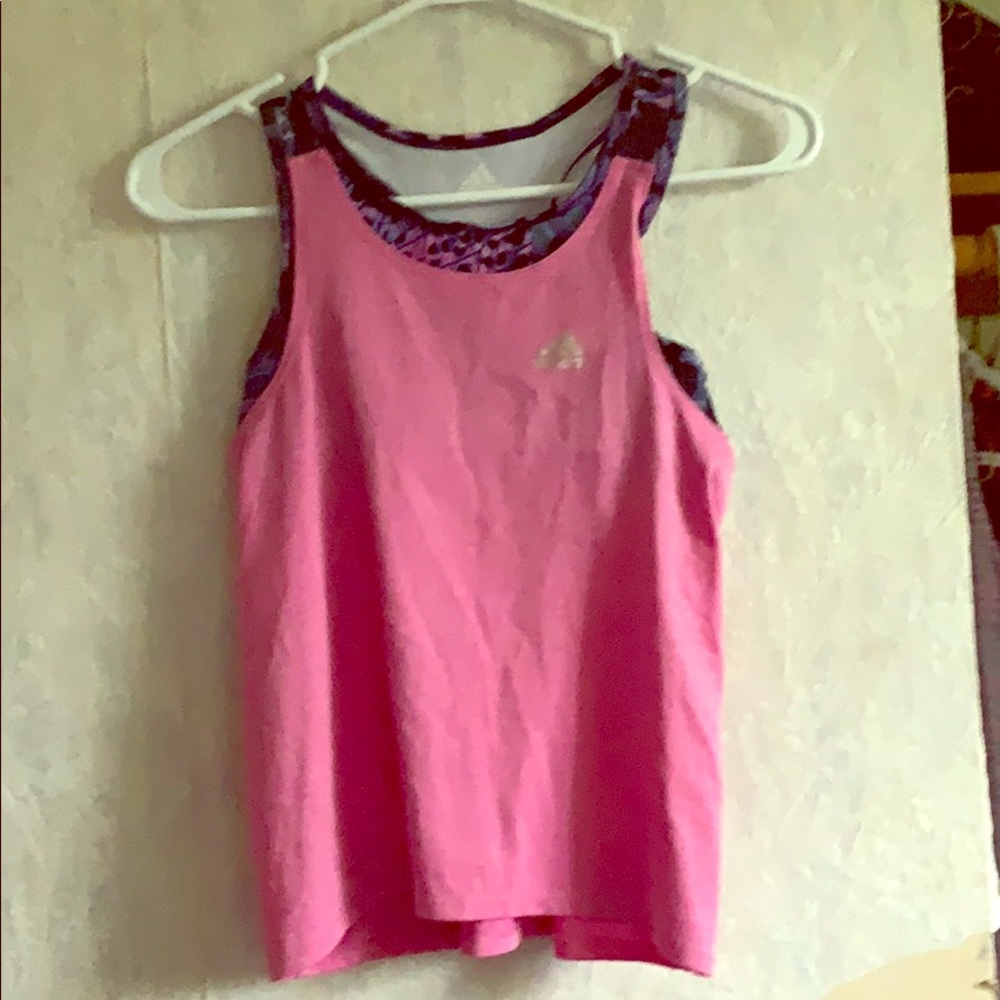 Active tank top w/built in sports bra